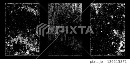 Black and white grunge. Distress overlay texture. Abstract surface dust and rough dirty wall background concept. Distress illustration simply place over object to create grunge effect. Vector EPS10. Black and white grunge. Distress overlay texture. Abstract surface dust and rough dirty wall background concept. Distress illustration simply place over object to create grunge effect. Vector EPS10. 126315871
