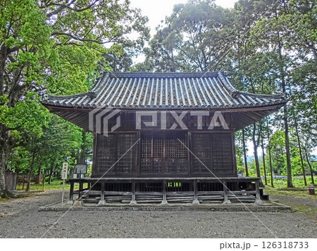 岡山県津山市神戸（じんご）にある作楽神社：神楽殿 126318733