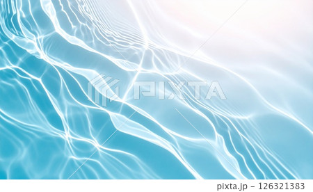 爽やかな水面の背景 126321383
