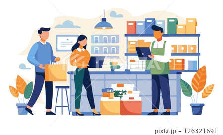 Sales Associates maintain a clean and organized sales floor, ensuring products are properly displayed and stocked. Sales Associates maintain a clean and organized sales floor, ensuring products are properly displayed and stocked. 126321691