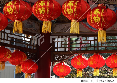 春節のカラフルな提灯 春節のカラフルな提灯 126321692