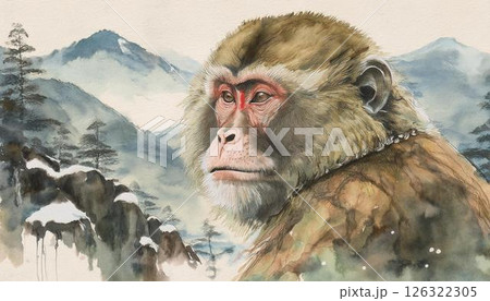 Unwind at Nagano's Snow Monkey Park, a serene sanctuary offering breathtaking views and an opportunity to observe snow monkeys in their natural hot spring habitat, creating a memorable experience. 126322305