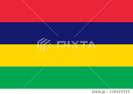 flag of Mauritius, official state symbol 126323355