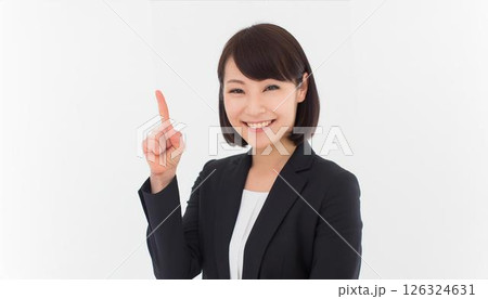 ひらめきと笑顔のビジネス女性2 126324631