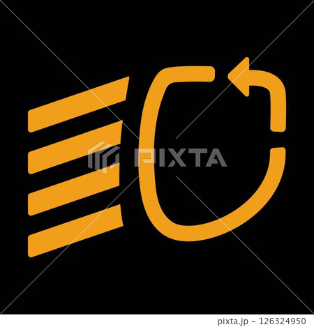 Adaptive light system simple sign of car dashboard engine light sign alert Adaptive light system simple sign of car dashboard engine light sign alert 126324950