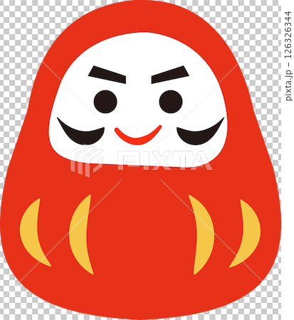 だるまのイラスト 126326344