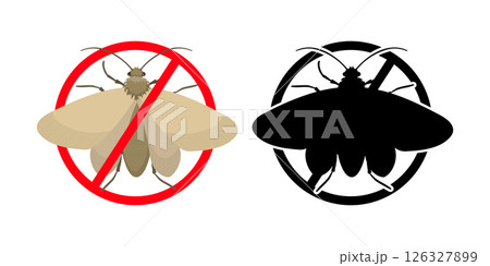 Preventing Clothes Moth Infestation with Symbols Preventing Clothes Moth Infestation with Symbols 126327899