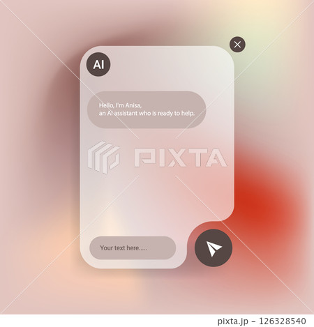 AI Assistant Chat Interface UI Design Prototype AI Assistant Chat Interface UI Design Prototype 126328540