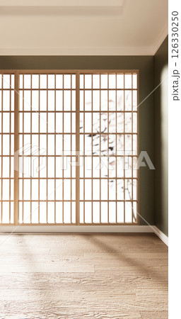 modern empty interior modern style wooden floor.3D rendering 126330250