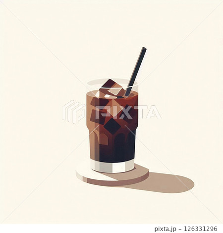 シンプルなアイスコーヒー 126331296