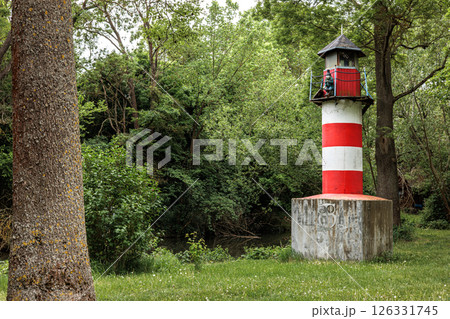 At the Paliste campsite on the Dyje River next to the village of Nejdek, Czech Republic At the Paliste campsite on the Dyje River next to the village of Nejdek, Czech Republic 126331745