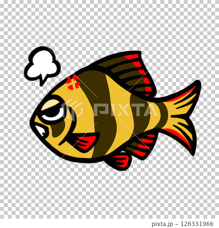 憤怒的蘇門答臘的簡單插圖 憤怒的蘇門答臘的簡單插圖 126331966