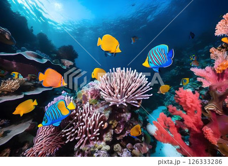 Underwater Beauty: Rare Marine Life Habitat" 126333286