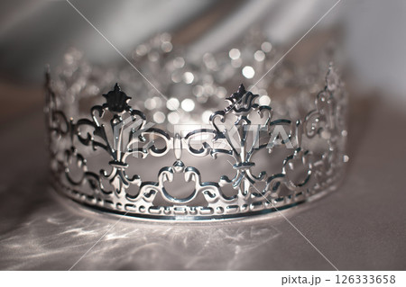 Royal crown for queen and princess, beauty contest. 126333658