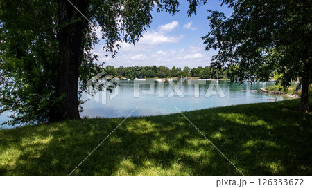 Milan,Italy Idroscalo ,artificial lake park near Linate airport 126333672