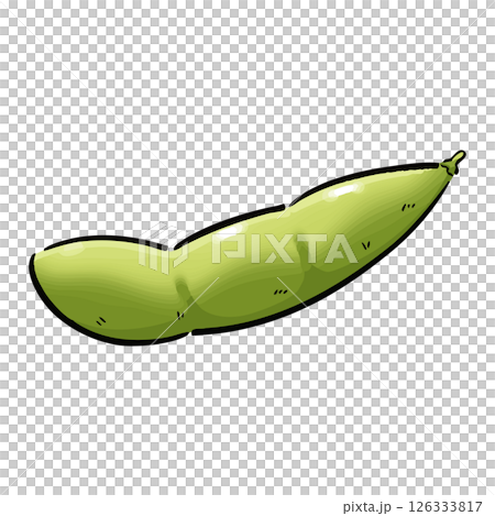 手書き_枝豆_ベクター素材_02 126333817