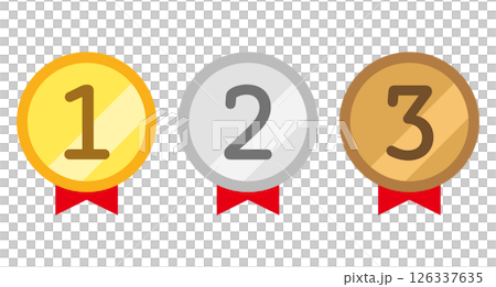 Ranking medal set 126337635