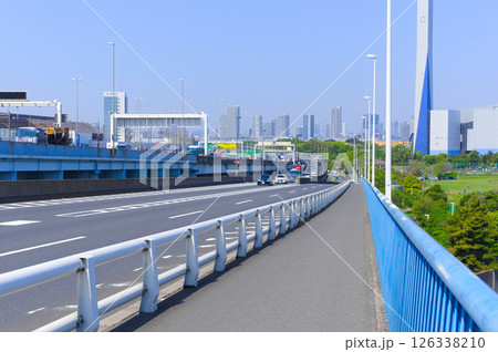 東京都江東区首都高速湾岸線2025年4月 126338210