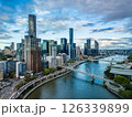 Aerial view of Brisbane city in Australia 126339899