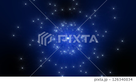 暗闇で爆砕する銀の閃光群 SilverSparkCluster（動画もあります） 126340834