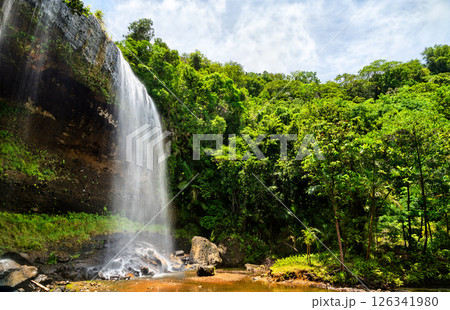 Ngardmau Waterfalls, a major tourist destination on Babeldaob Island in Palau, Micronesia, Oceania Ngardmau Waterfalls, a major tourist destination on Babeldaob Island in Palau, Micronesia, Oceania 126341980