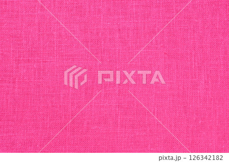 pink hemp viscose natural fabric cloth color, sackcloth rough texture of textile fashion 126342182
