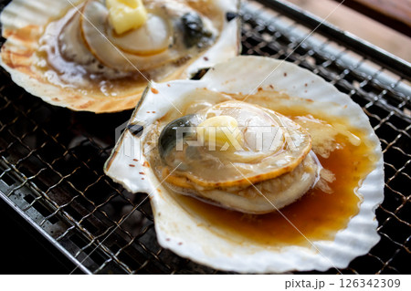 帆立のバター醤油焼き(1) 帆立のバター醤油焼き(1) 126342309