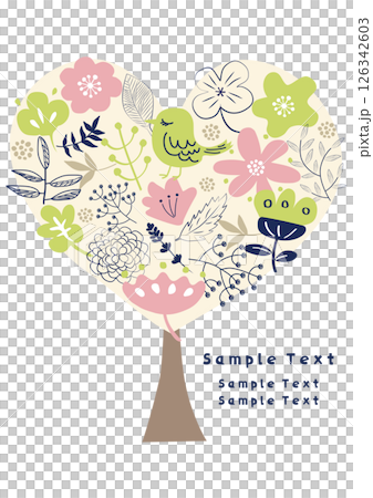 北欧風ハートの木 北欧風ハートの木 126342603