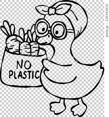 Eco Goose Illustration Eco Goose Illustration 126342610