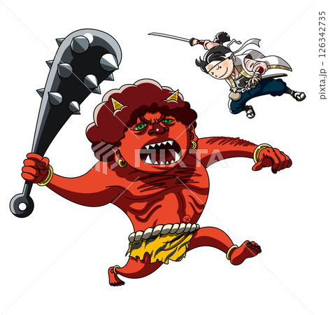 決戦！桃太郎vs赤鬼 126342735