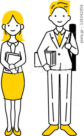 営業に行く社員 126342958