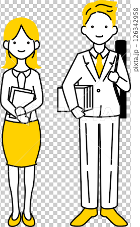 営業に行く社員 126342958