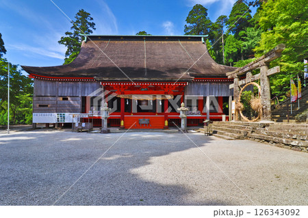 福岡県添田町の人気観光スポット英彦山奉幣殿 126343092