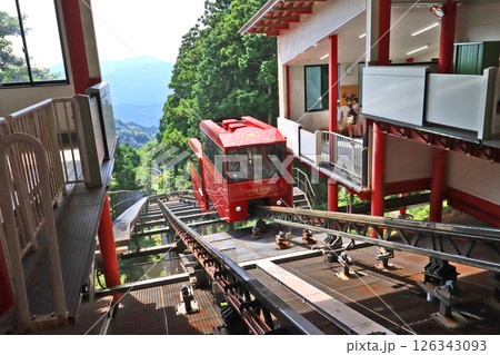 福岡県添田町の人気観光スポット英彦山スロープカー 126343093