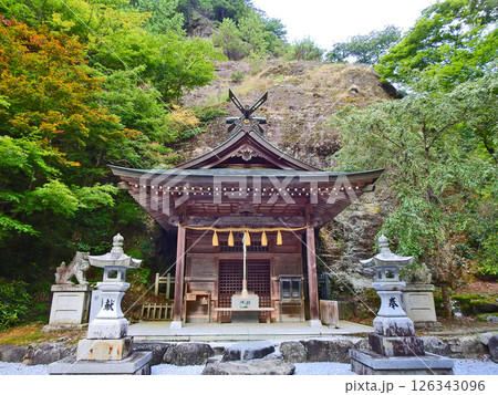 福岡県田川郡添田町の英彦山大権現拝殿 福岡県田川郡添田町の英彦山大権現拝殿 126343096