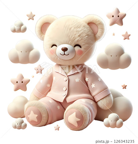 teddy bear in pajamas teddy bear in pajamas 126343235