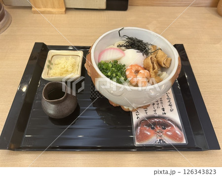 花山　館林市　分福茶釜の釜玉うどん　2 126343823