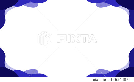 Aesthetic blue color pattern abstract background illustration 126343879