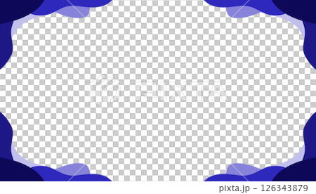Aesthetic blue color pattern abstract background illustration 126343879