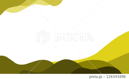 Illustration of a yellow abstract background with waves layer pattern Illustration of a yellow abstract background with waves layer pattern 126343896