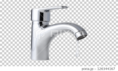 Water-saving sink mixer for sustainable bathroom upgrade 126344167