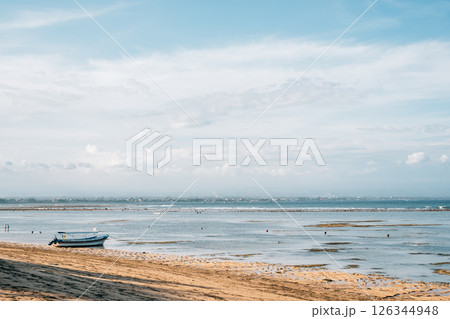 View of Sanur beach in Bali, Indonesia 126344948