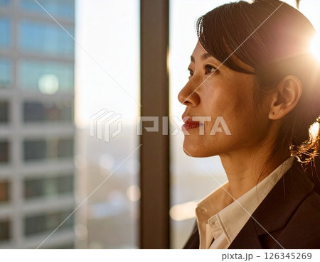 プロフェッショナルな印象の女性イメージ 126345269