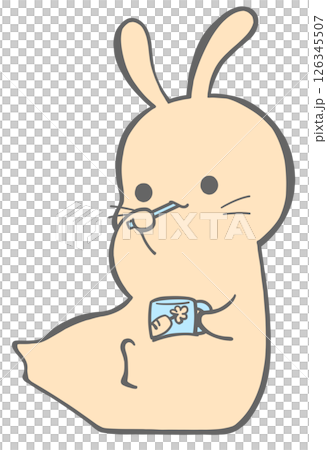 一隻兔子坐著刷牙 一隻兔子坐著刷牙 126345507