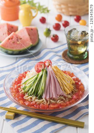 トマト冷やし中華 126345679