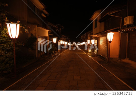 富山県八尾町おわら風の盆 126345713