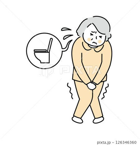 更年期で頻尿れが起こりやすい女性 126346360