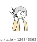 更年期女性の老人性難聴による耳鳴り 126346363