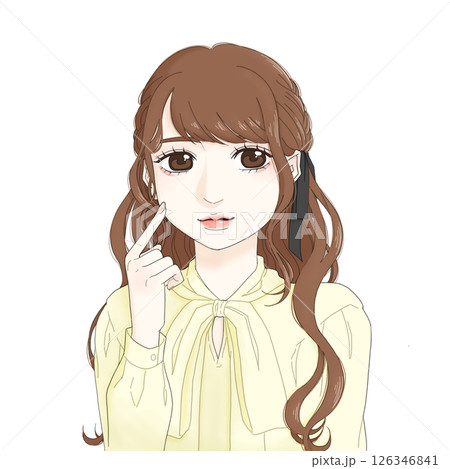 量産型の装いをした女の子 量産型の装いをした女の子 126346841