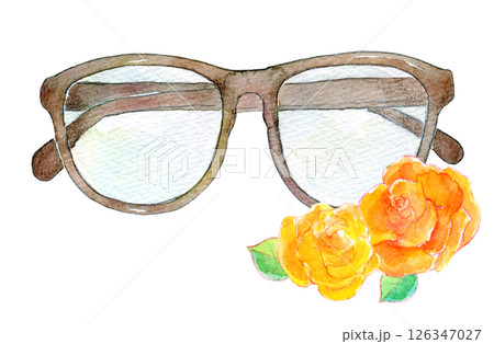 水彩イラスト 父の日のイメージ 水彩イラスト 父の日のイメージ 126347027